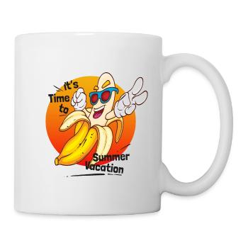 Cool Banana Summer Sea Holiday - Mug blanc - blanc - Droite