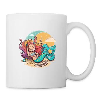 Meerjungfrauen Ozean Kurzurlaub - Tasse - Weiß - Rechts