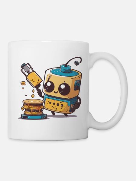 Robo-Chef - Tasse - Weiß