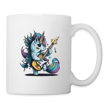 Licorne Rockin - Mug blanc - blanc - Droite