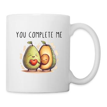 You complete me Avocado Love - Mug - white - Right