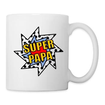 BONNE FÊTE PAPA. PAPA. FÊTE DES PÈRES. PÈRE. PAPY - Mug blanc - blanc - Droite