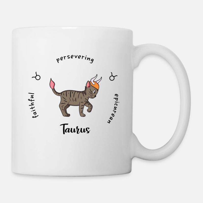 Taurus Zodiac Mug - Mug - white