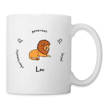 Leo Zodiac Mug - Mug - white - Right