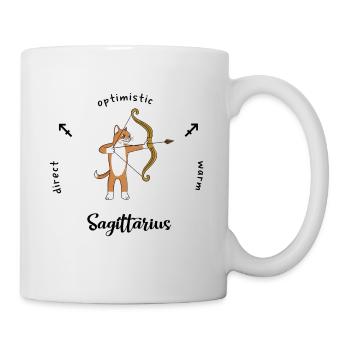 Tasse du zodiaque Sagittaire - Mug blanc - blanc - Droite