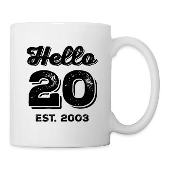 20th birthday 2003 - Mug - white - Right