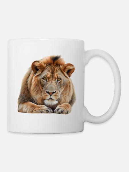 Lion - Mug blanc - blanc