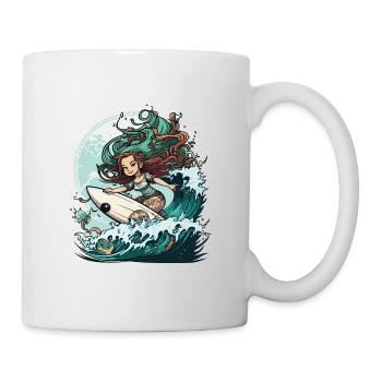 Surfing Siren - Mug - white - Right