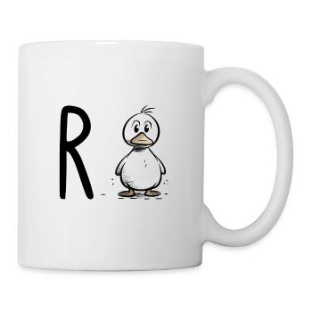 Rente Ente - Tasse - Weiß - Rechts