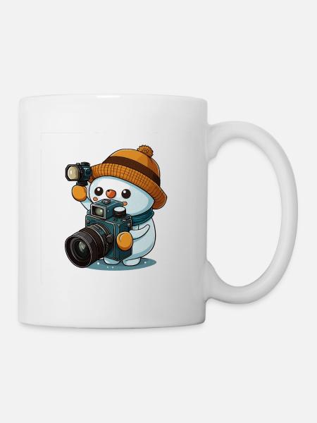 Photographe Snowy - Mug blanc - blanc