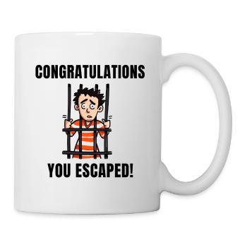 Lustiges Geschenk für einen Kollegen, der geht - Tasse - Weiß - Rechts