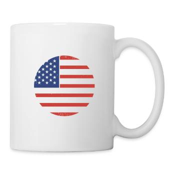 Patriotischer Dada Daddy Dad Bruh Vatertag 4. Juli - Tasse - Weiß - Rechts