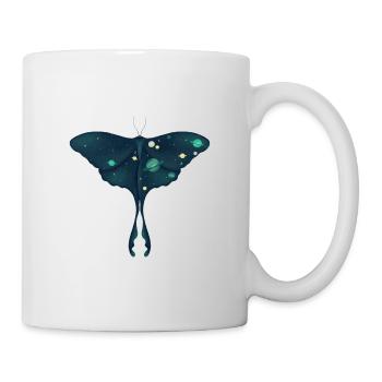 Kosmische Motte - Tasse - Weiß - Rechts