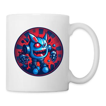 Böser Roboter Serie 02 - Tasse - Weiß - Rechts