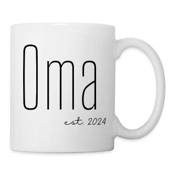 Bald Oma 2024 - Tasse - Weiß - Rechts