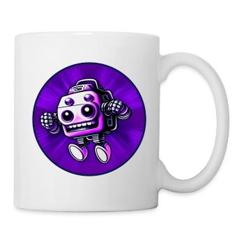 Wahnsinniger Roboter 01 - Tasse - Weiß - Rechts