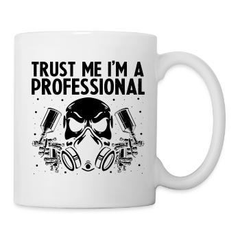 Autolackierer Angebot für Karosserietechniker - Tasse - Weiß - Rechts