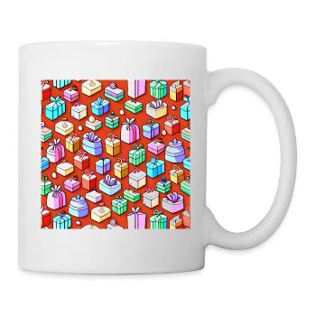 Colorful Presents Pattern - Mug - white - Right
