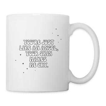Creep- Radiokopf, Rockmusik, Phrasenlied; - Tasse - Weiß - Rechts