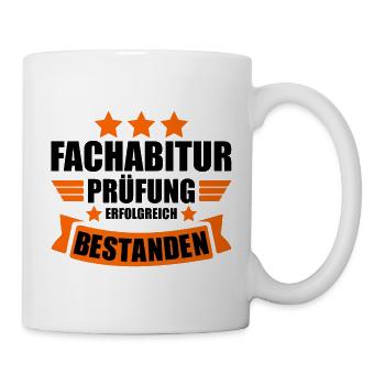 Fachabitur Fachabi Abschluss Bestanden - Tasse - Weiß - Rechts