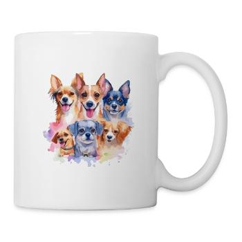 Hunde-Funny-Pack - Tasse - Weiß - Rechts