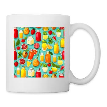Yummy Summer Lemonade Pattern - Mug - white - Right