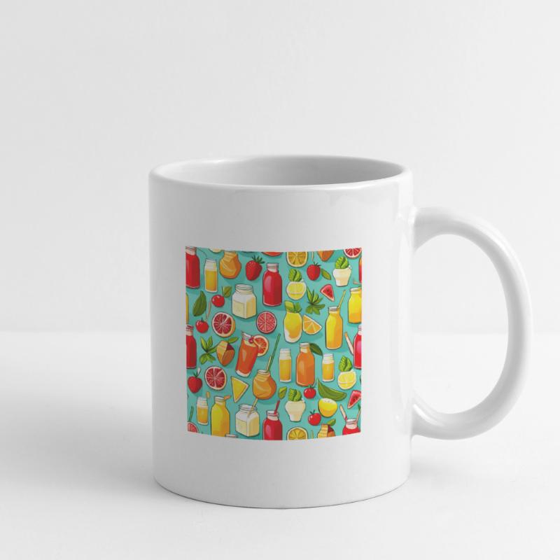 Yummy Summer Lemonade Pattern Mug