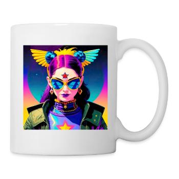Beautiful festival, gamer girl, Boho, summer days - Mug - white - Right