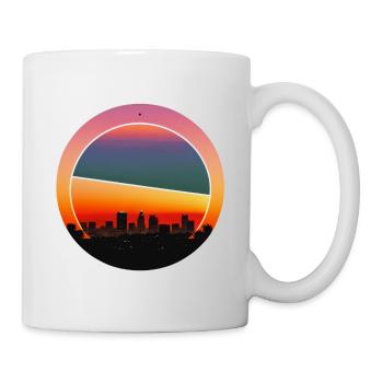 Abend in Los Angeles - Tasse - Weiß - Rechts