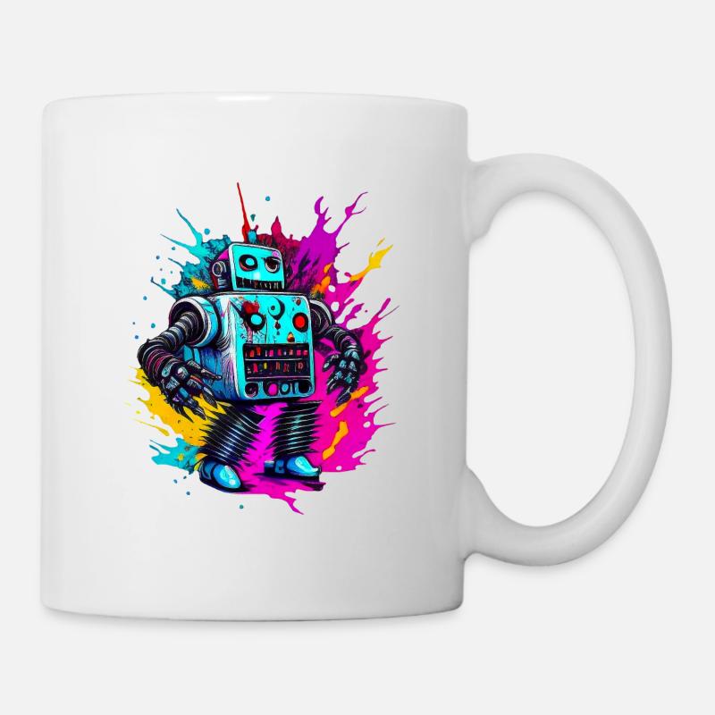 Evil Robot Série 010 - Mug blanc - blanc