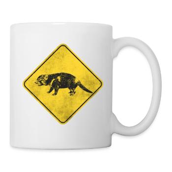Tasmanischer Teufel - Tasse - Weiß - Rechts