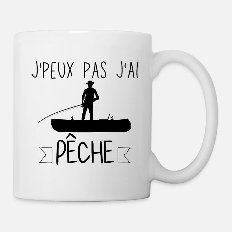 J peux pas j ai Pêche - Mug blanc - blanc