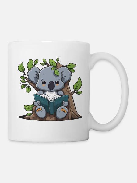 Baumgebundener Reader - Tasse - Weiß