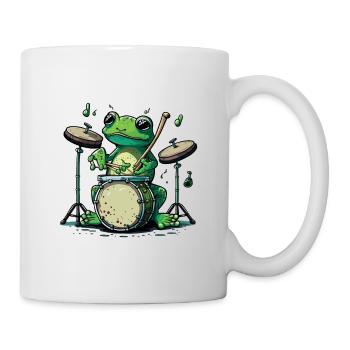 Rhythmischer Frosch - Tasse - Weiß - Rechts