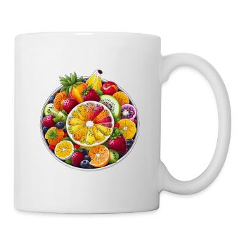 Salade de fruits - Mug blanc - blanc - Droite