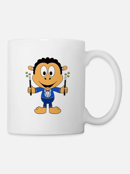 ZAUBERER - ZAUBERN - ZAUBEREI - SCHAF - TIER - Tasse - Weiß