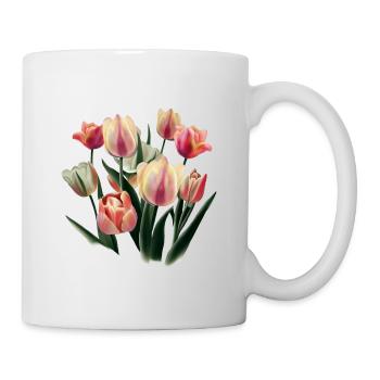 Tulip flowers - Realism - Mug - white - Right