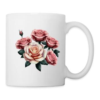 Rose flowers - Realism - Mug - white - Right