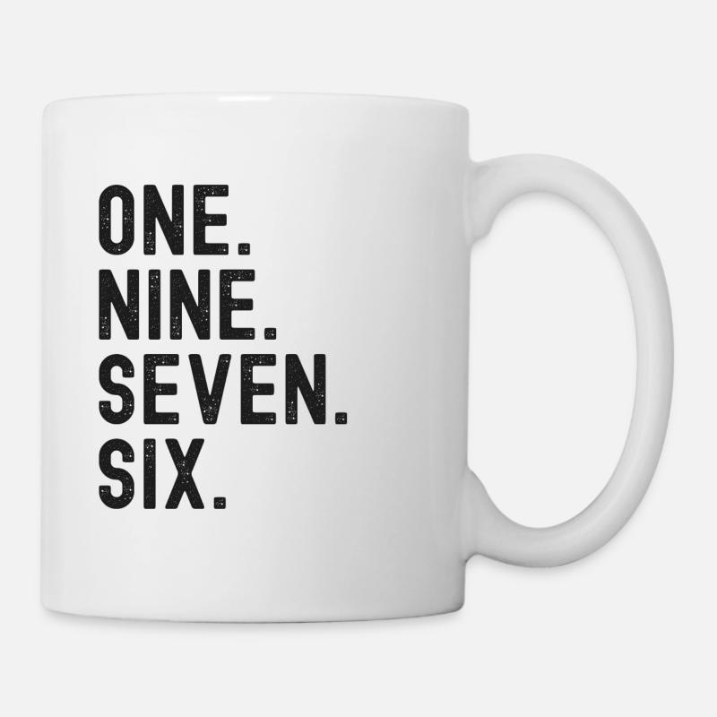 1976 Vintage - Tasse - Weiß