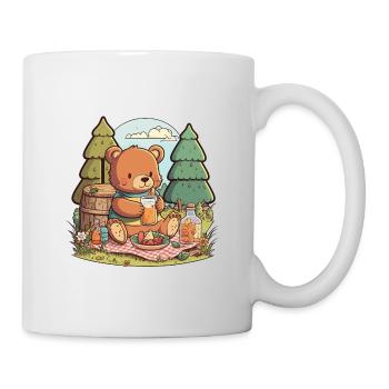 Picnic with a Bear - Mug - white - Right