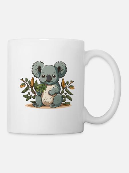 Eukalyptus-Leckerbissen - Tasse - Weiß