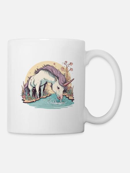 Ätherische Erfrischung - Tasse - Weiß