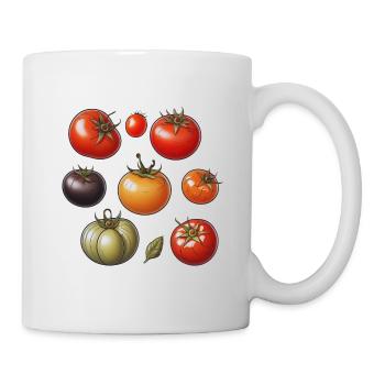 Tomaten - Tasse - Weiß - Rechts