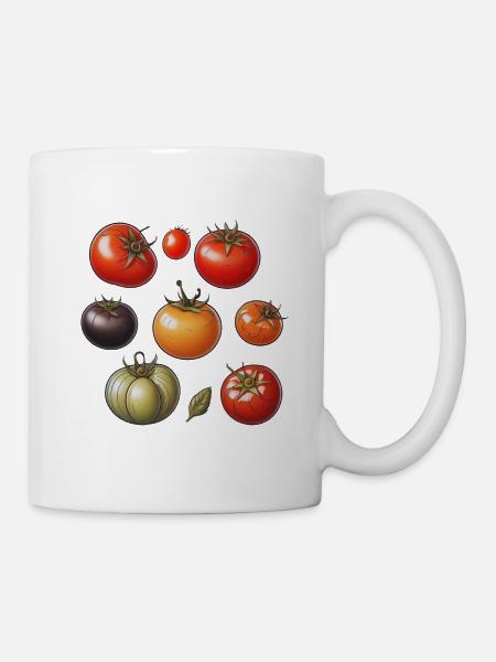 Tomaten - Tasse - Weiß