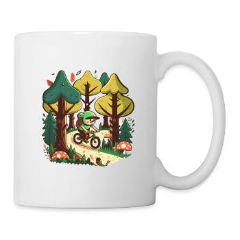Balade en forêt - Mug blanc - blanc - Droite
