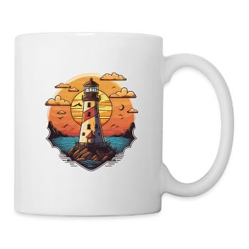 Lumière de guidage - Mug blanc - blanc - Droite
