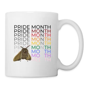 Pride Month Moth Meme - Mug blanc - blanc - Droite