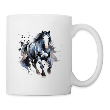 Cheval - Mug blanc - blanc - Droite