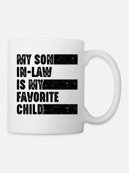 Mein Schwiegersohn: Meine geliebte Erweiterung der Familie - Tasse - Weiß