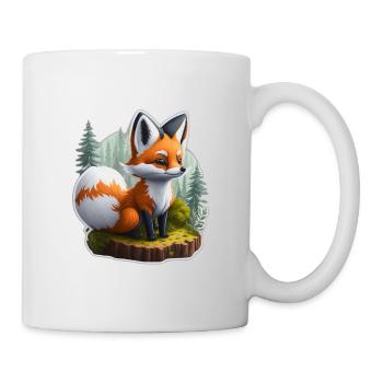 Kleiner Fuchs - Tasse - Weiß - Rechts
